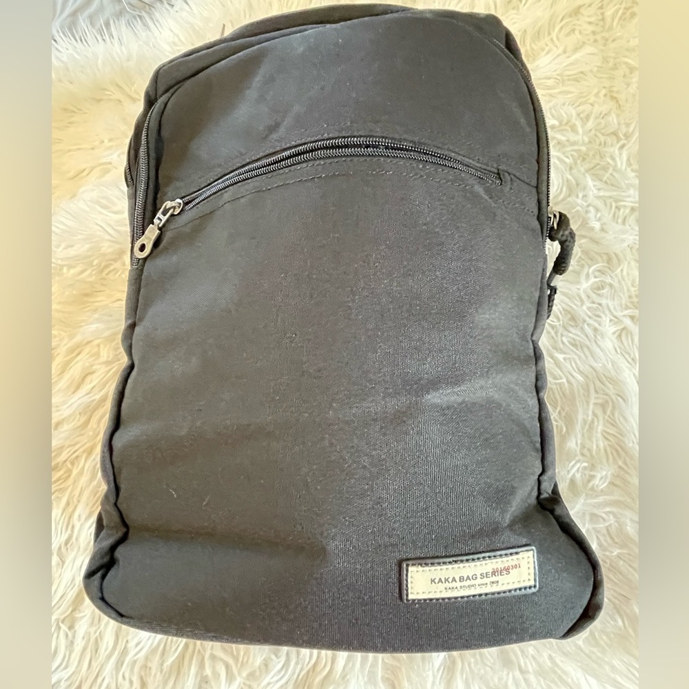 Kaka Obey Your Fashion NWT Black Backpack/Laptop Bag